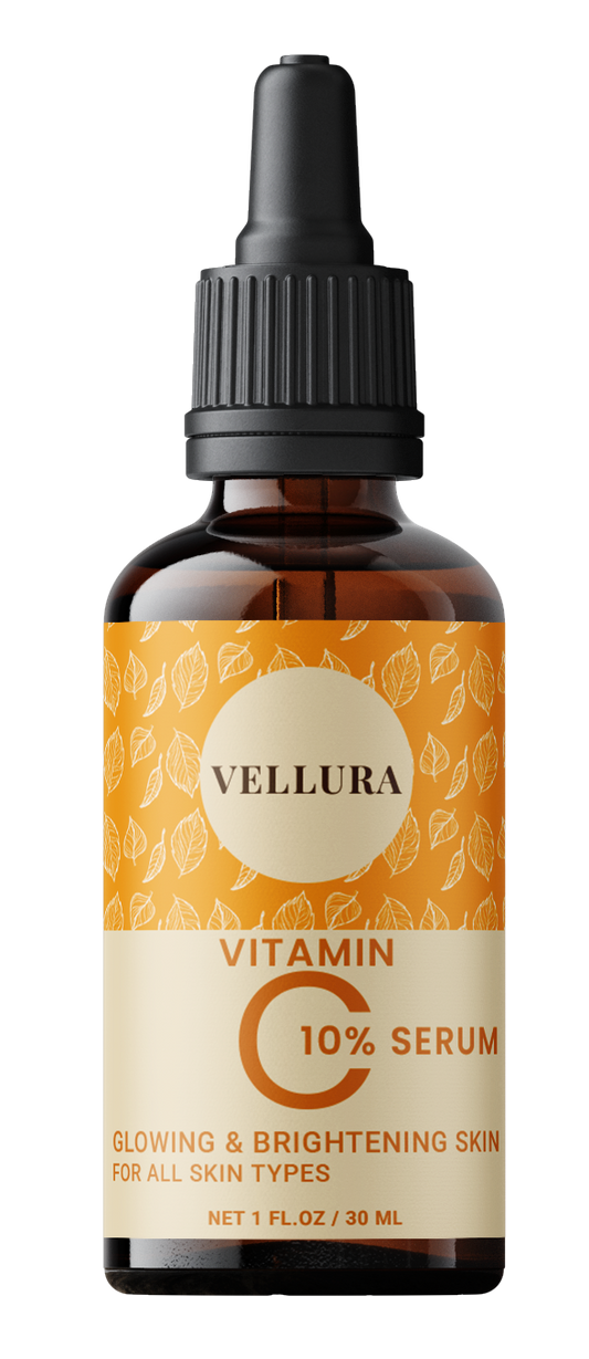 Vellura Vitamin C 10% Serum – Glowing & Brightening Skin for All Types