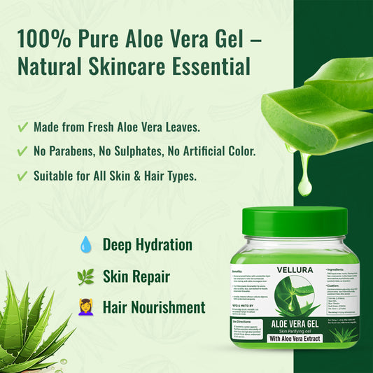 Vellura Aloe Vera Gel – Skin Purifying Gel