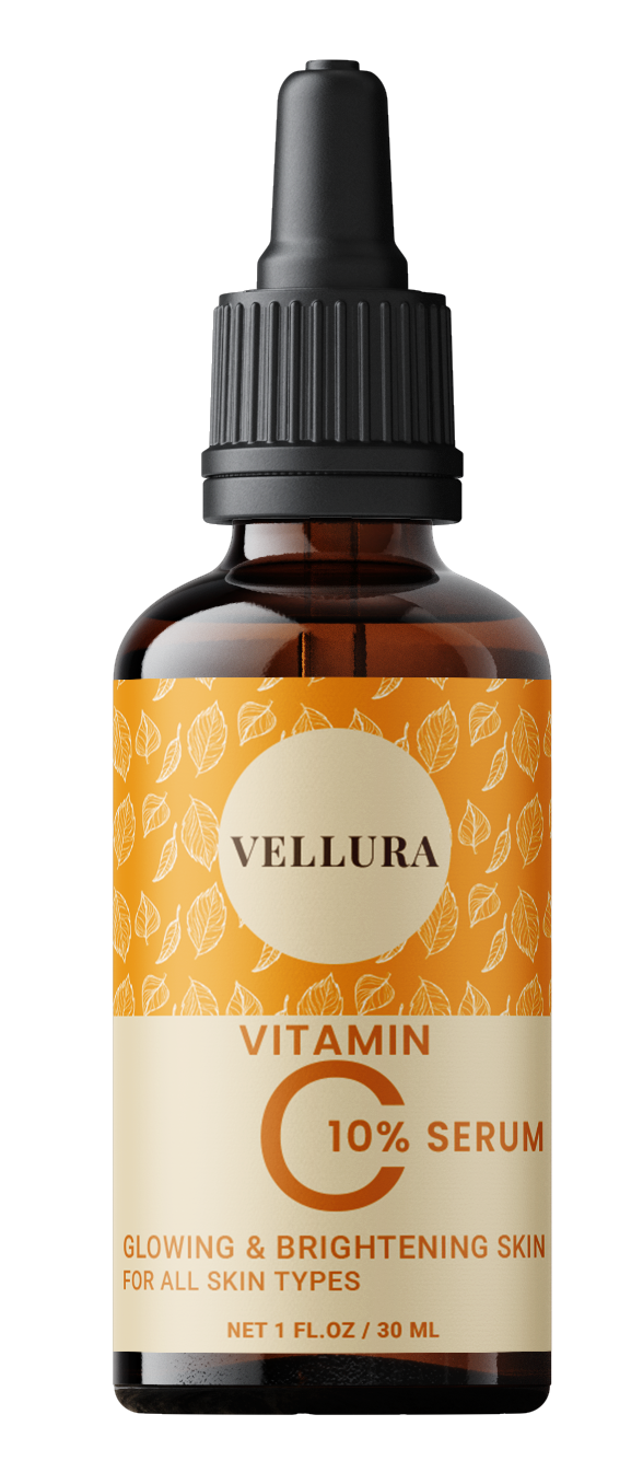 Vellura Vitamin C 10% Serum – Glowing & Brightening Skin for All Types